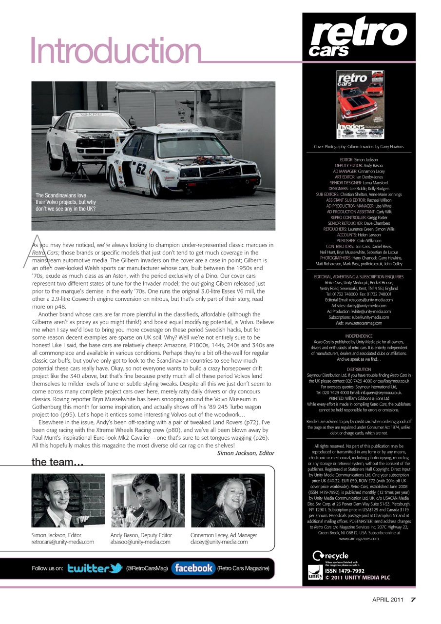 Retro Cars Preview Pages