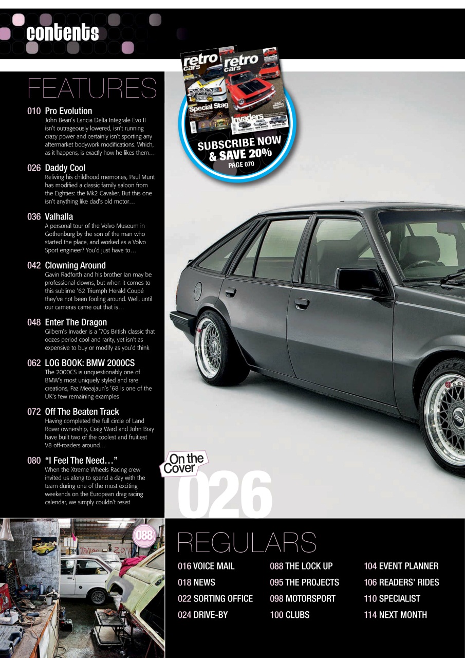 Retro Cars Preview Pages