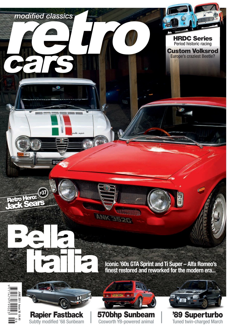 Retro Cars Preview Pages