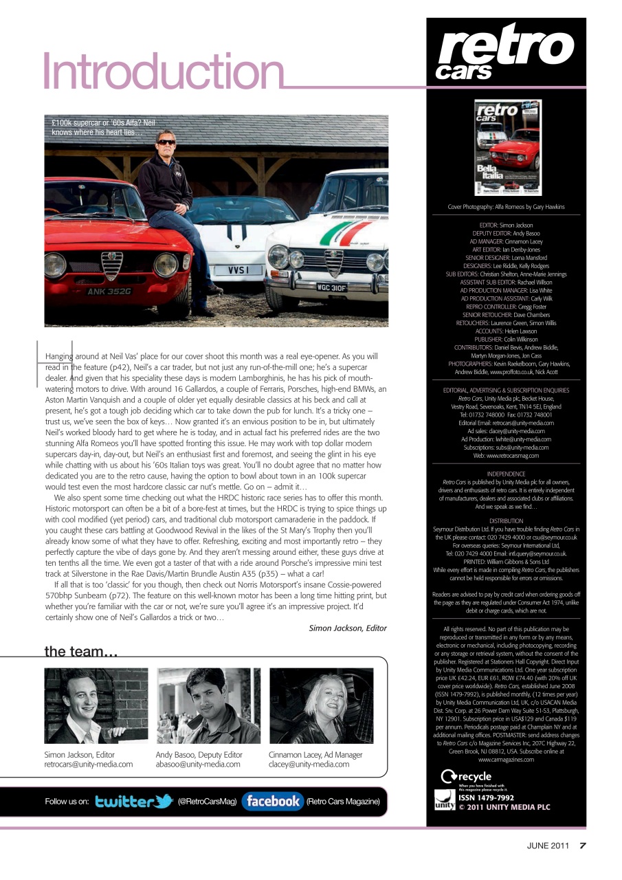 Retro Cars Preview Pages