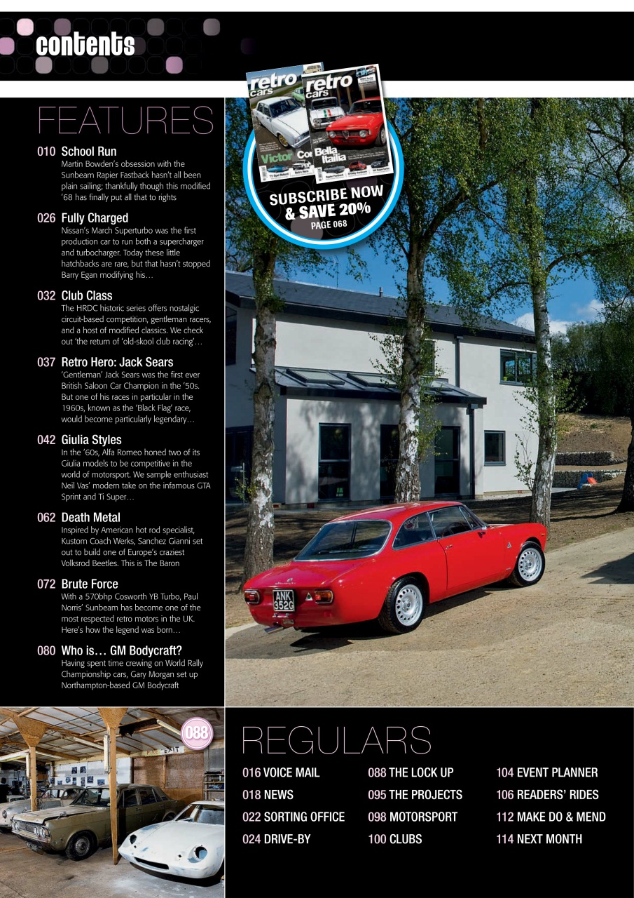 Retro Cars Preview Pages