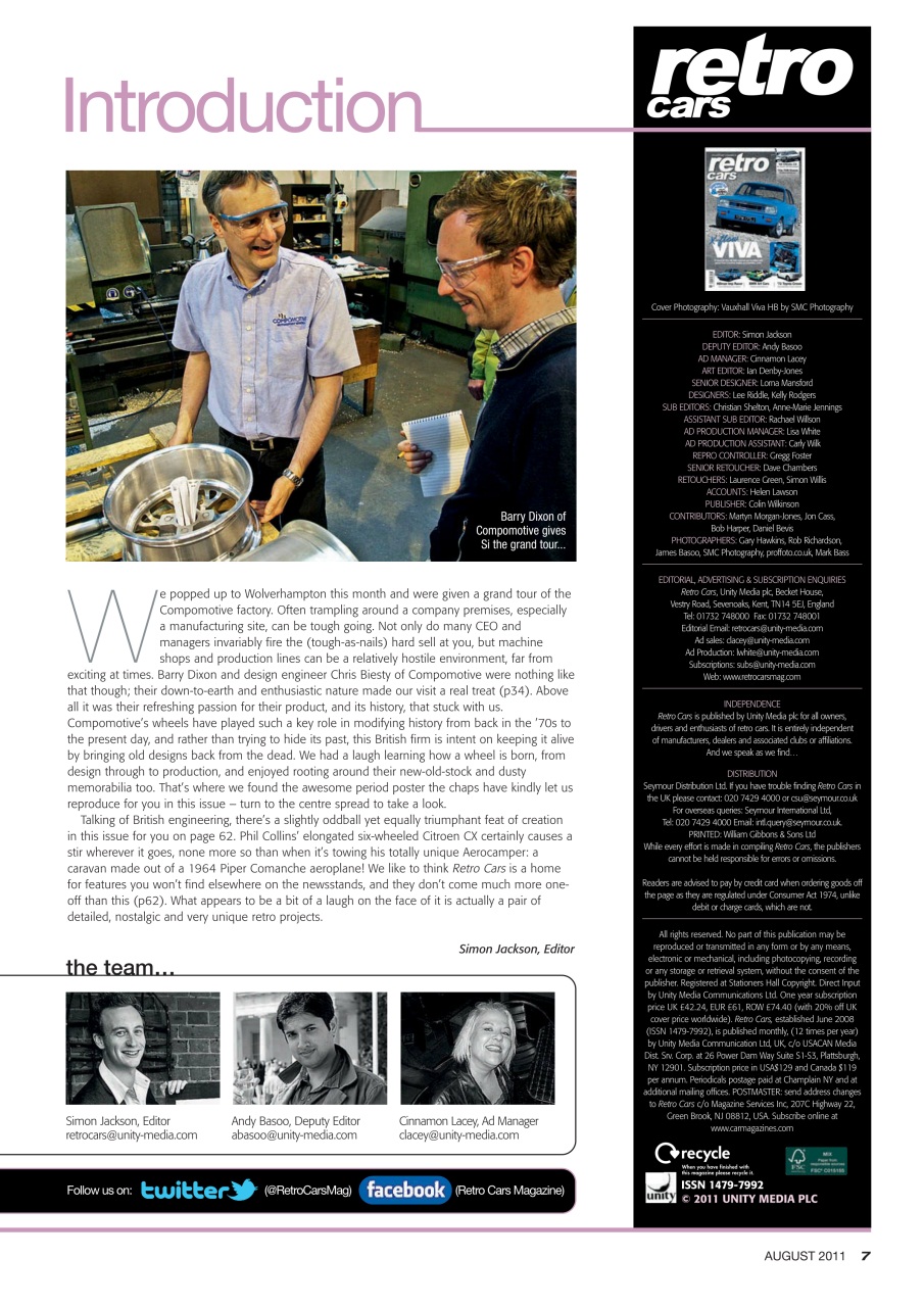 Retro Cars Preview Pages