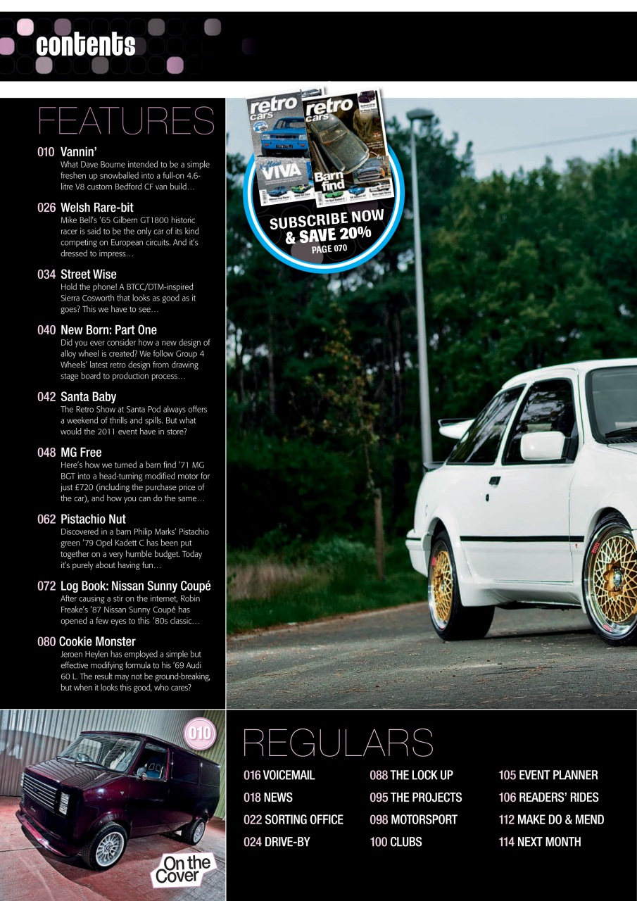 Retro Cars Preview Pages