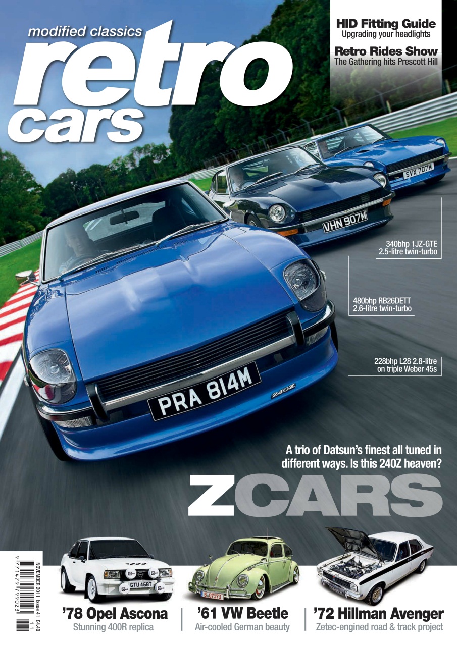 Retro Cars Preview Pages