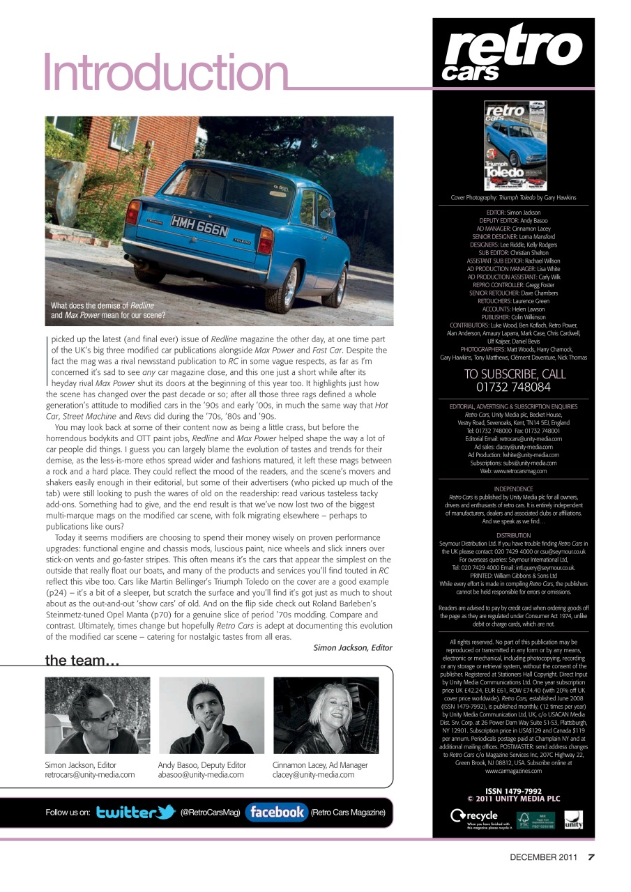 Retro Cars Preview Pages