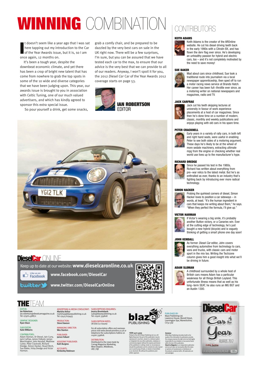 Diesel&EcoCar Magazine Preview Pages