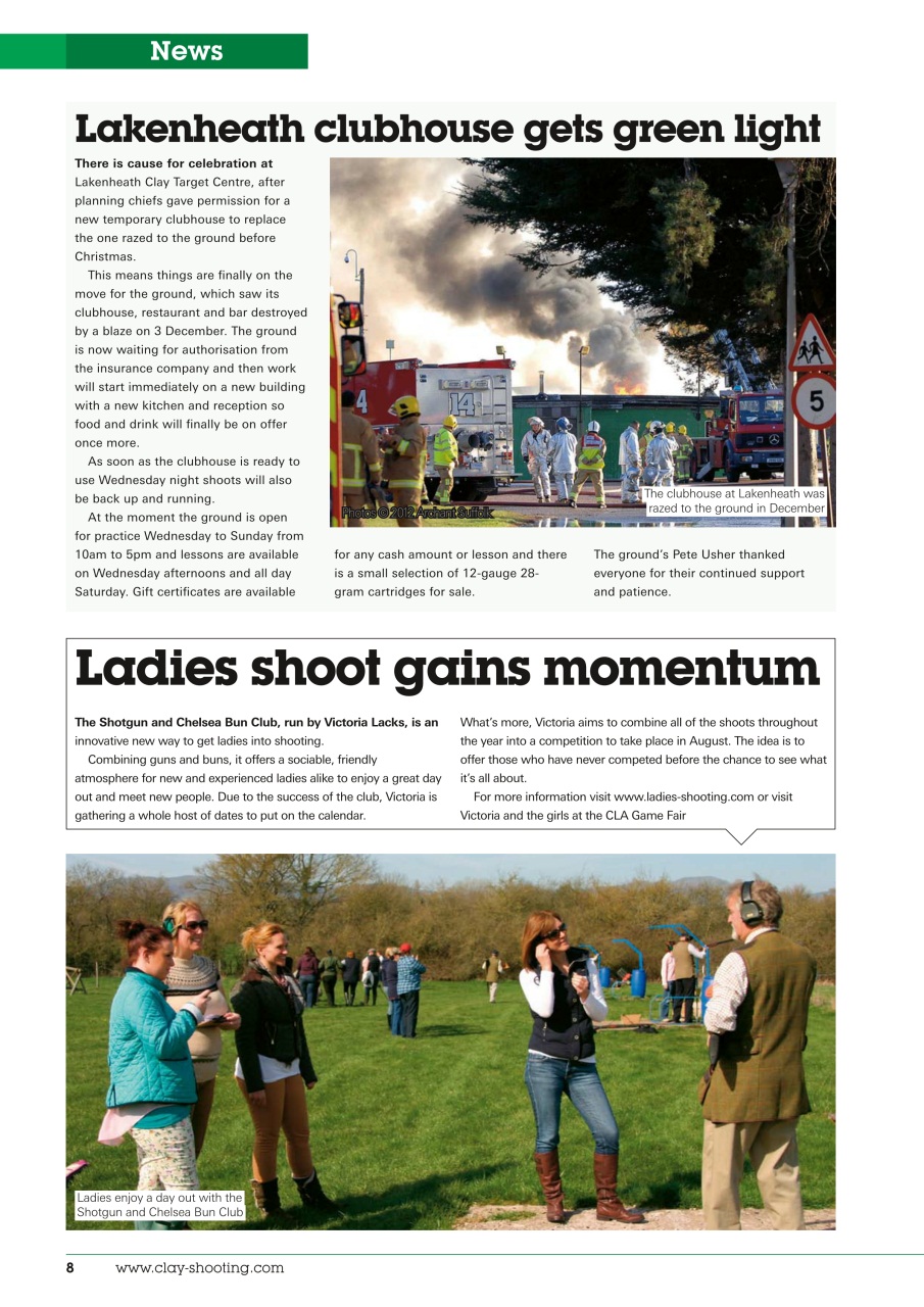 Clay Shooting Preview Pages