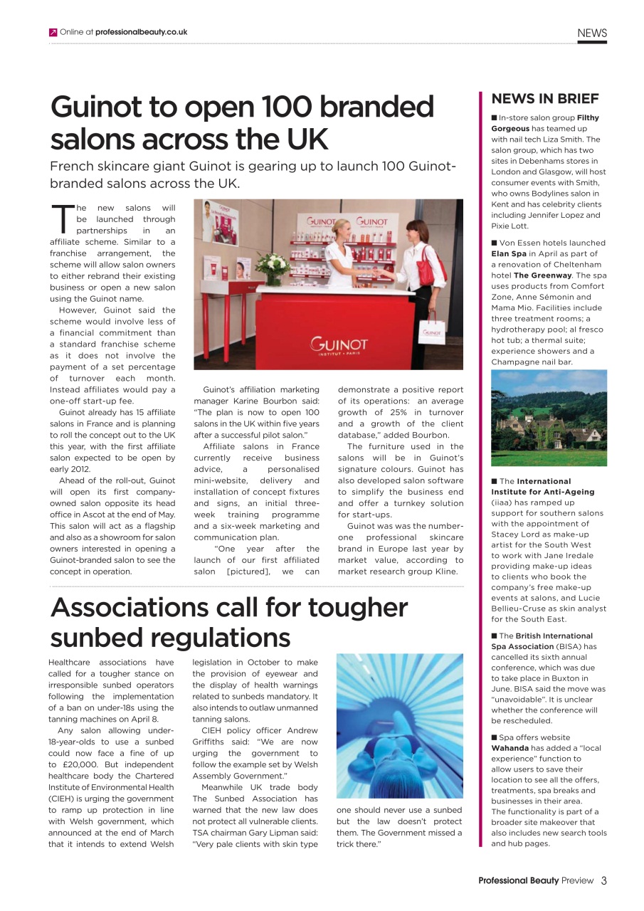 Professional Beauty Preview Pages