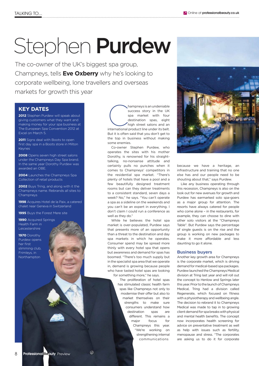 Professional Beauty Preview Pages