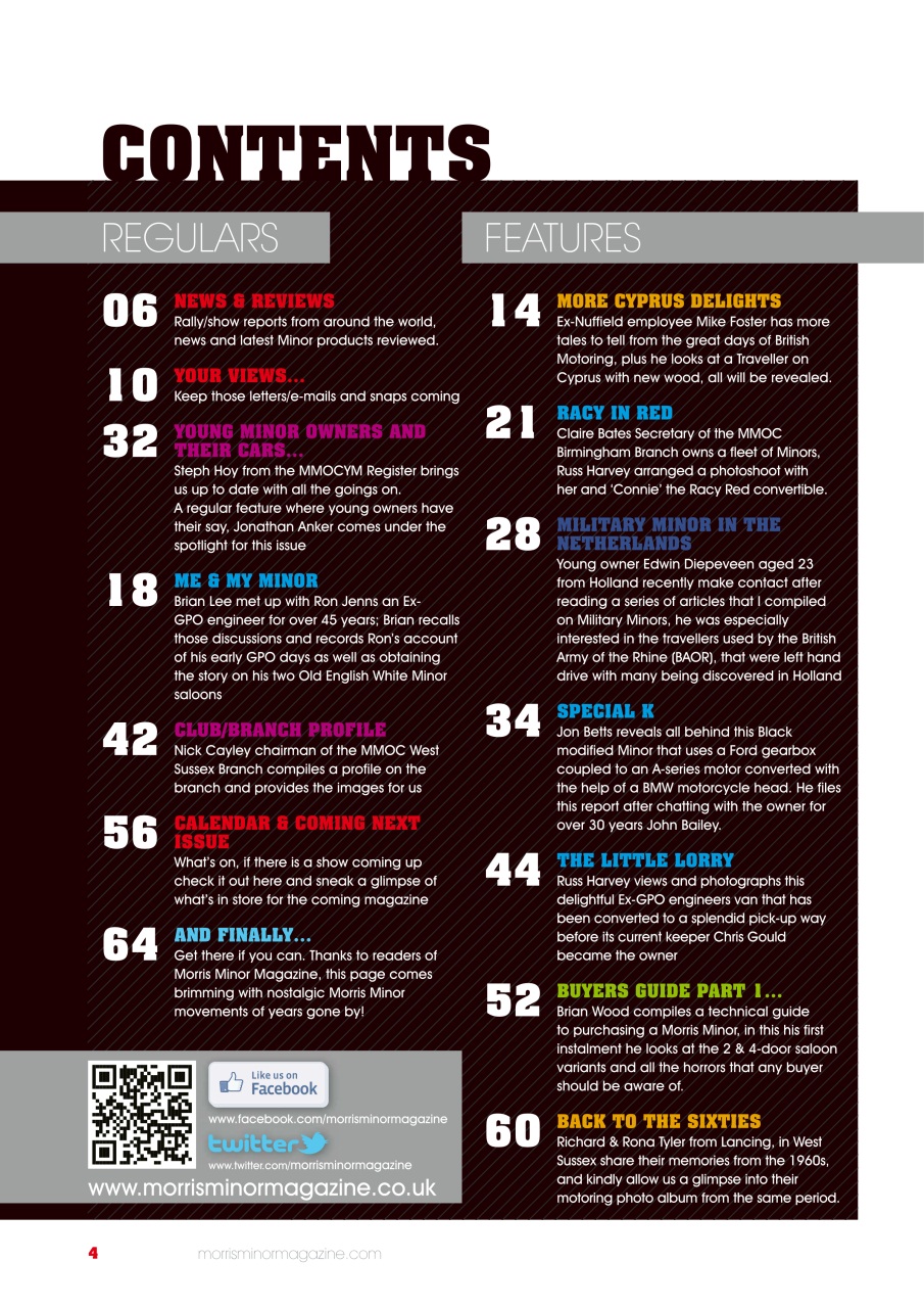 Morris Minor Magazine Preview Pages