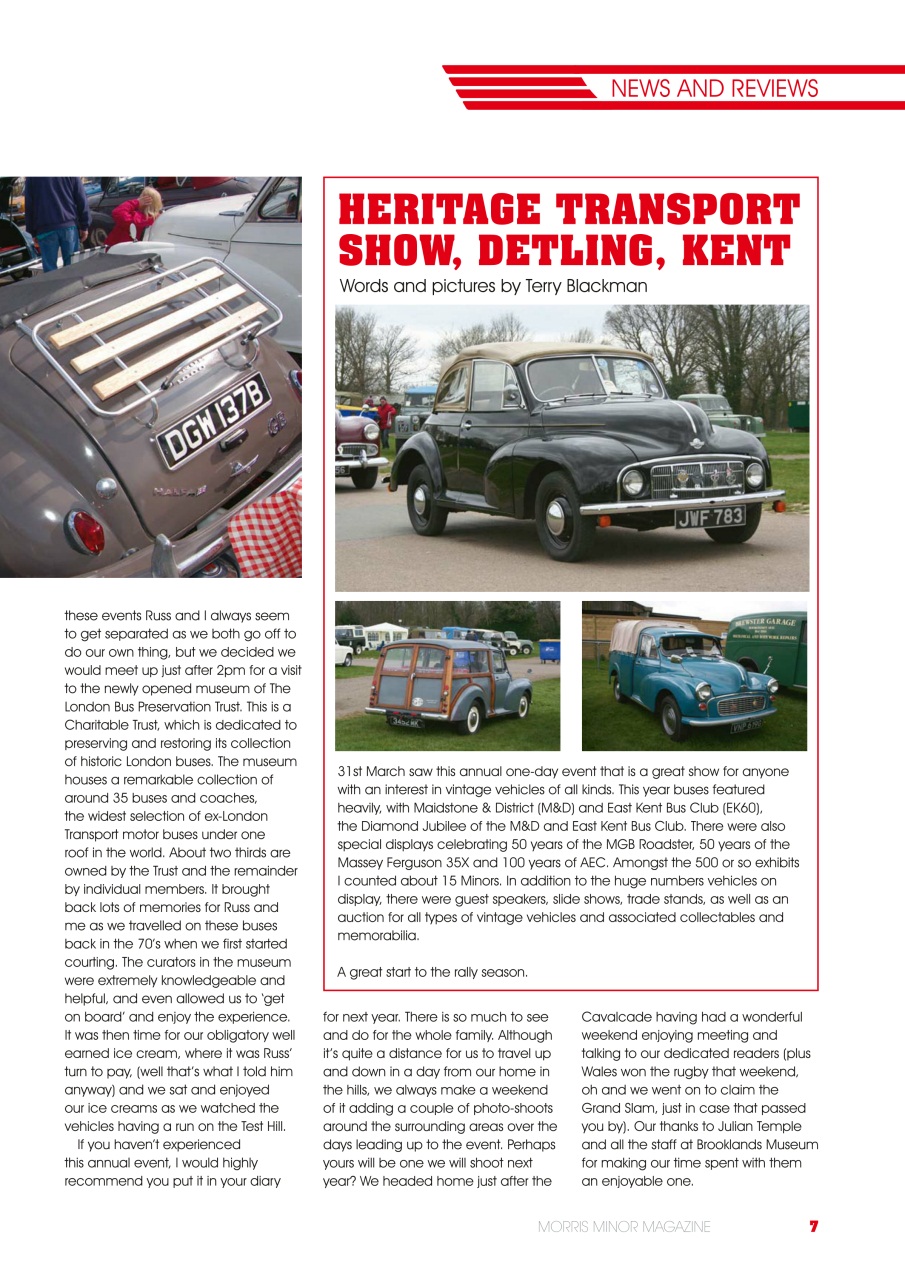 Morris Minor Magazine Preview Pages