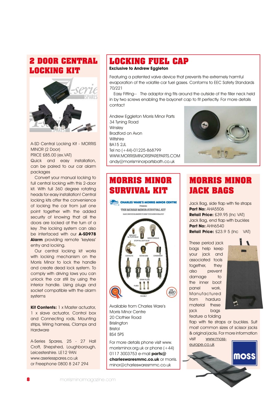 Morris Minor Magazine Preview Pages