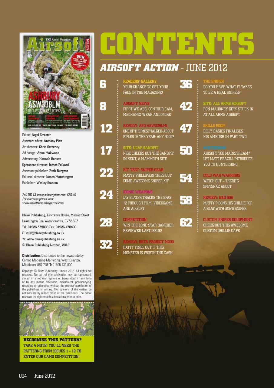 Airsoft Action Preview Pages