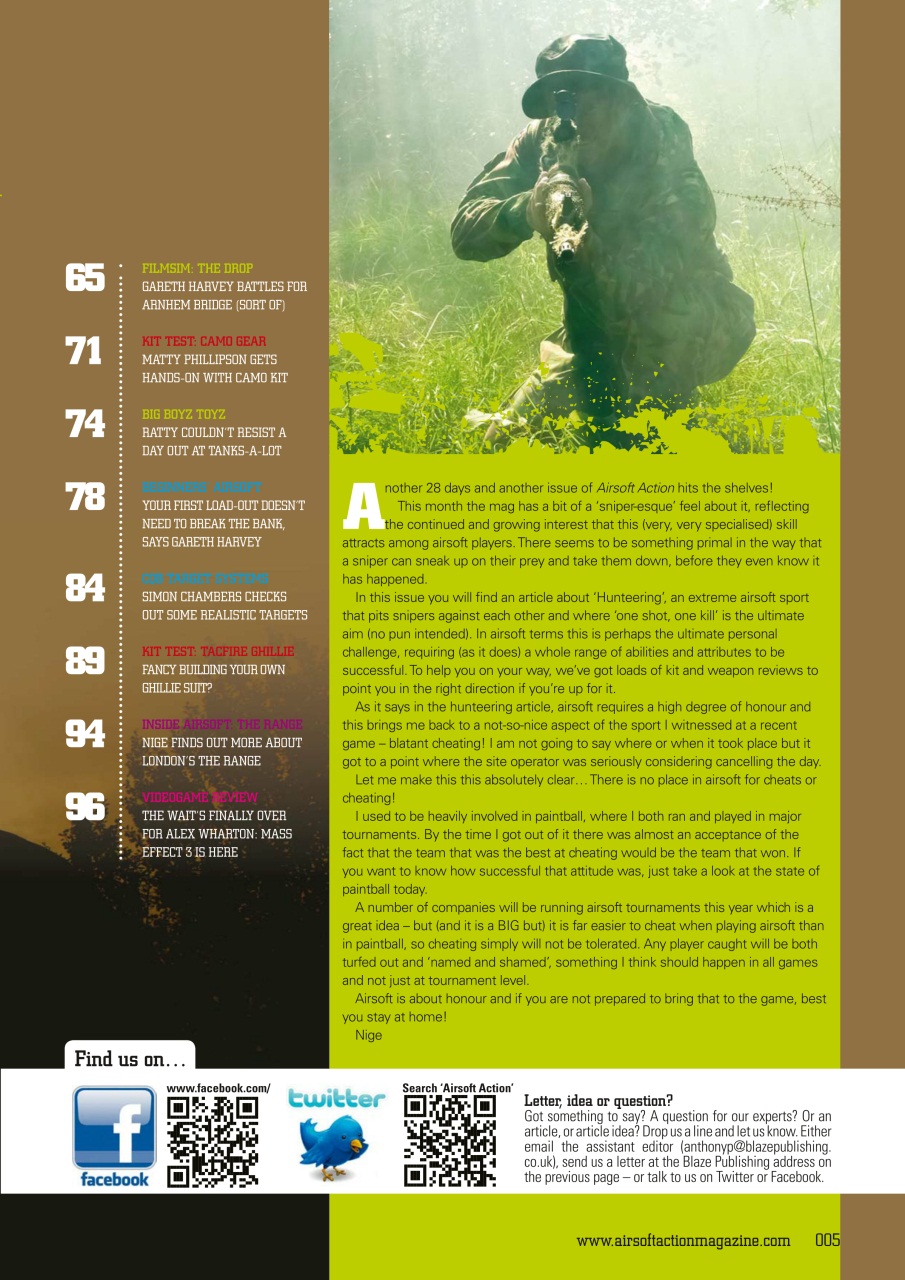 Airsoft Action Preview Pages