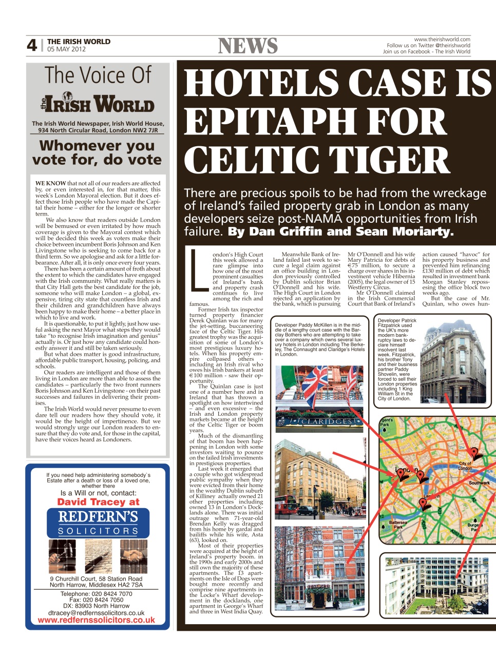 Irish World Preview Pages