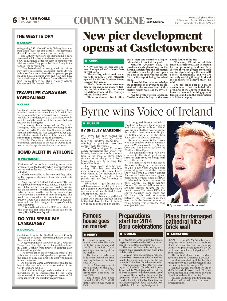 Irish World Preview Pages