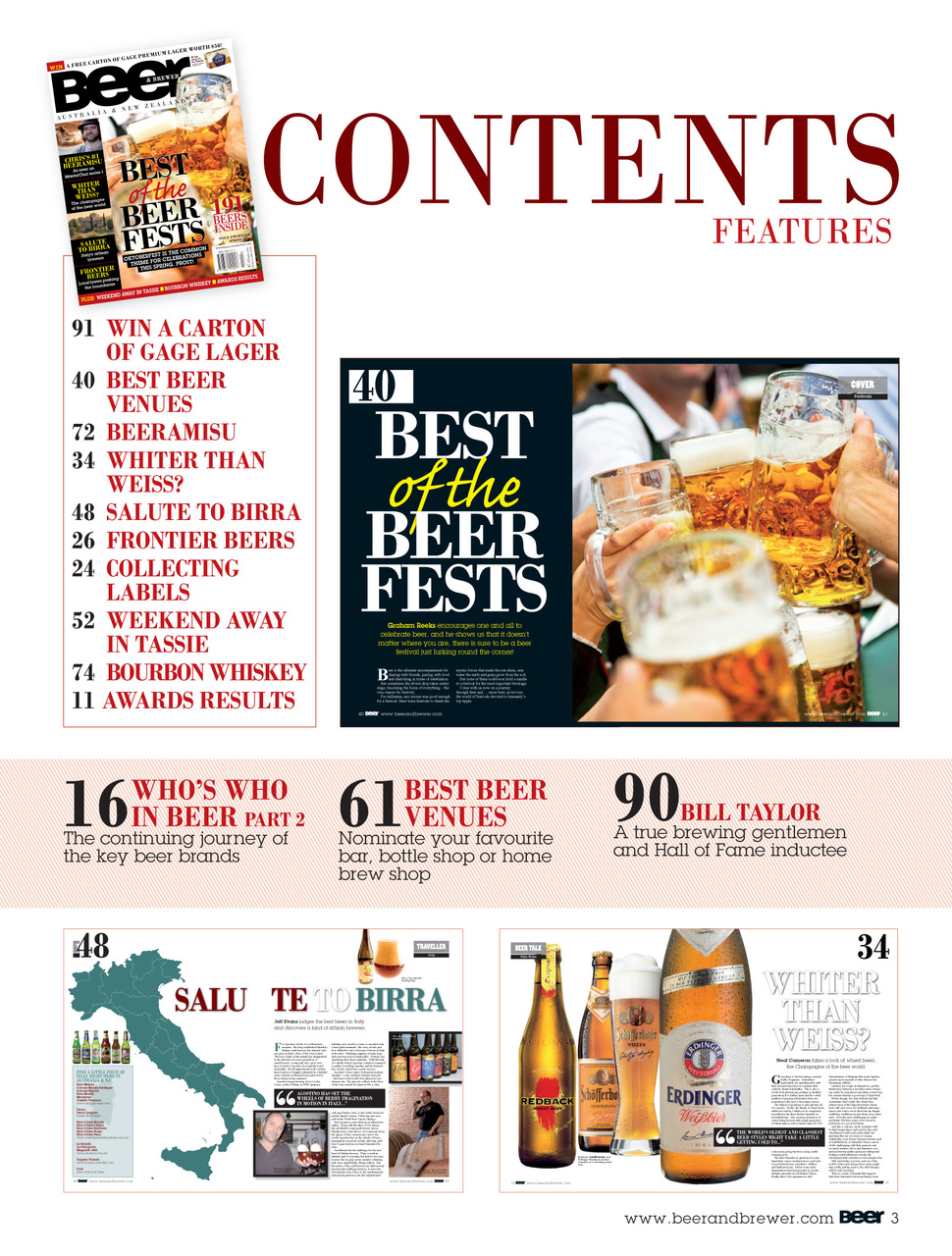 Beer and Brewer Preview Pages