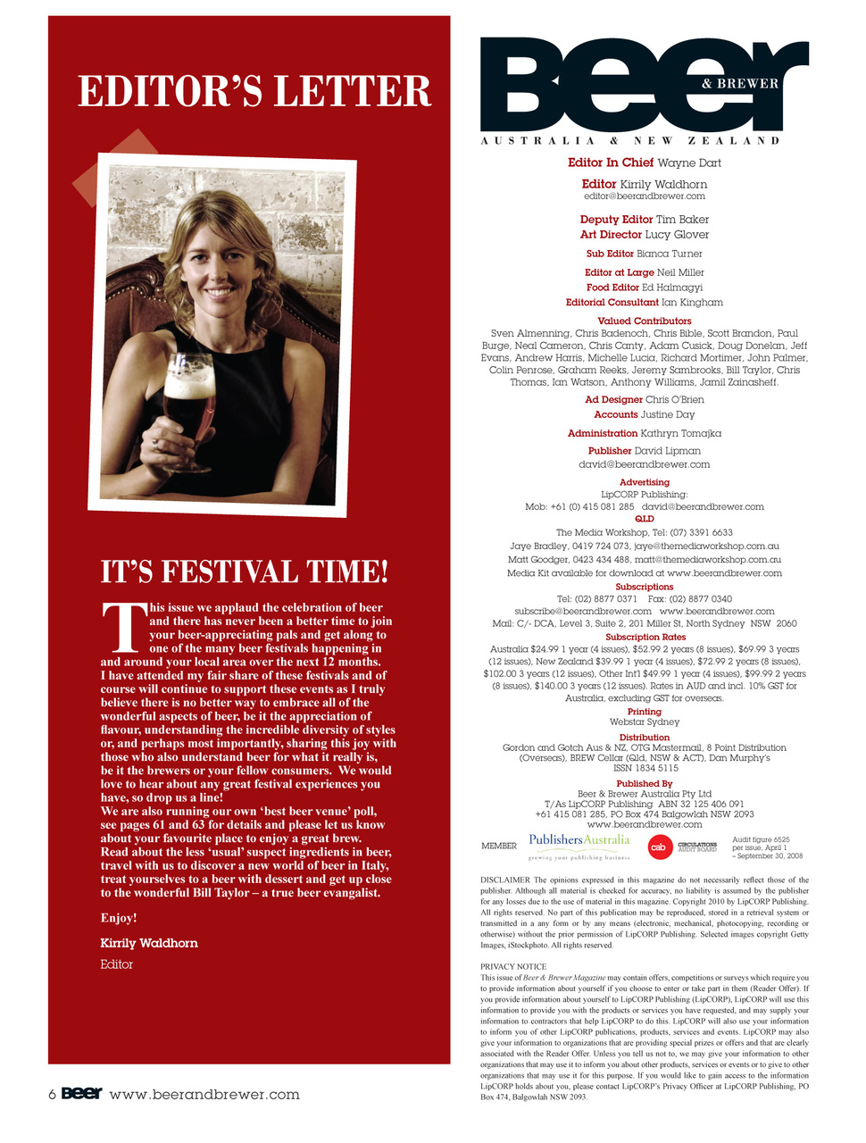 Beer and Brewer Preview Pages