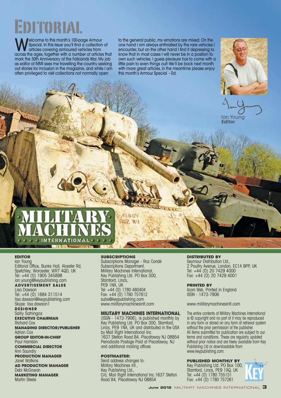 Military Machines International Preview Pages