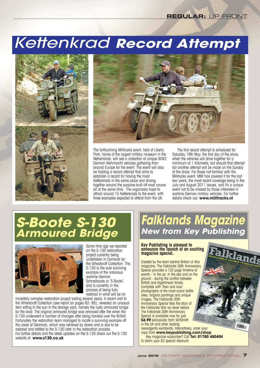 Military Machines International Preview Pages