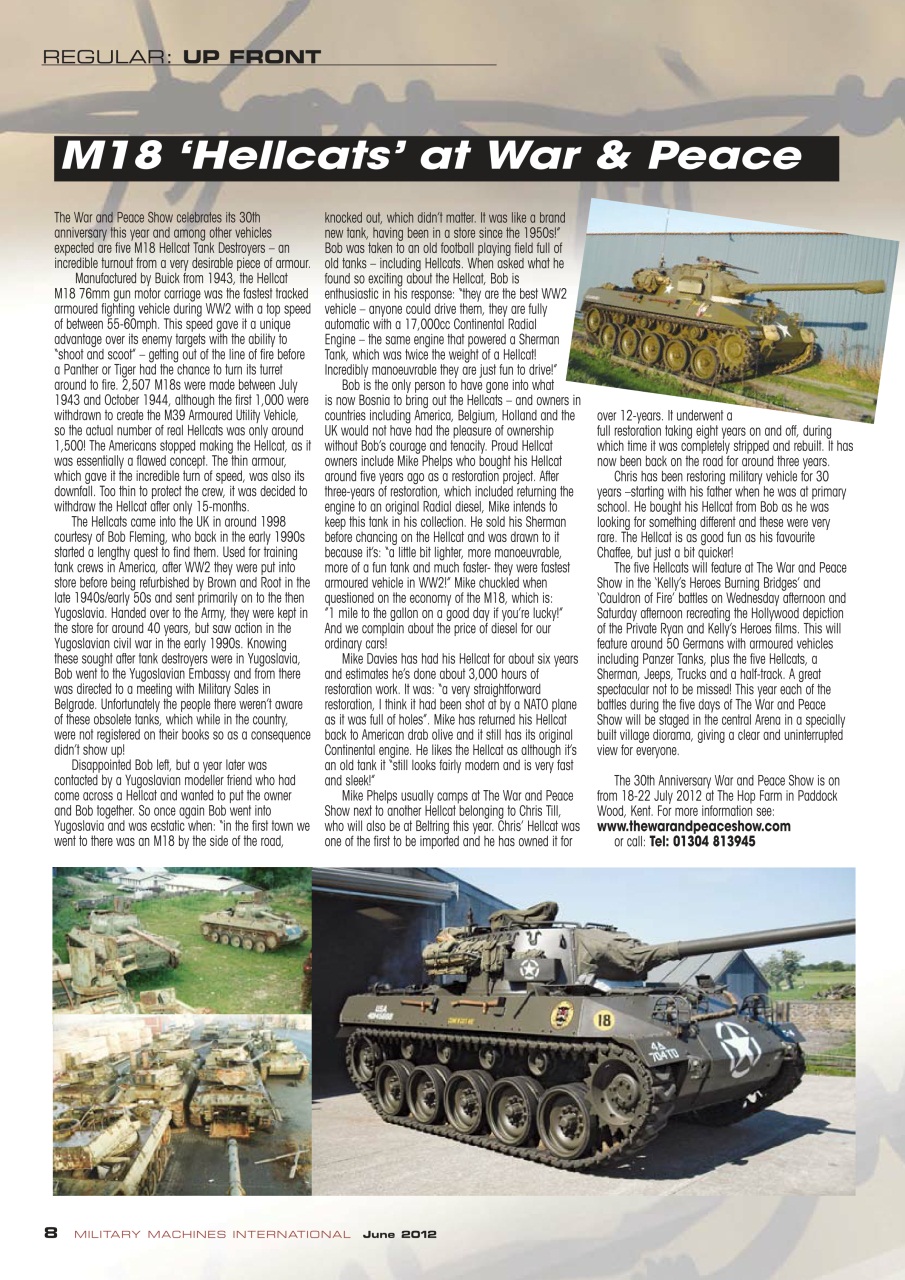 Military Machines International Preview Pages