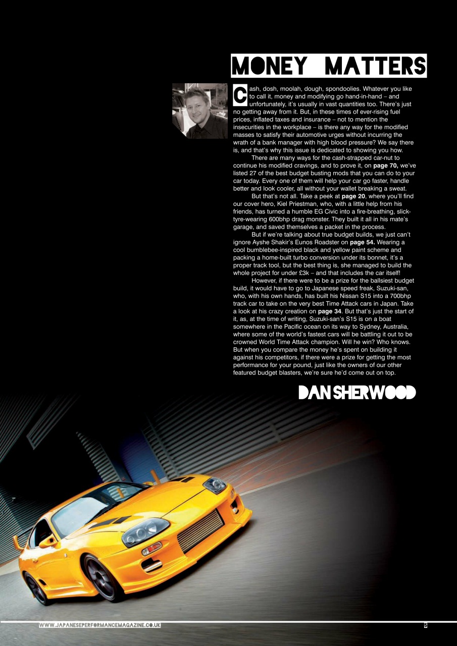 Japanese Performance Preview Pages