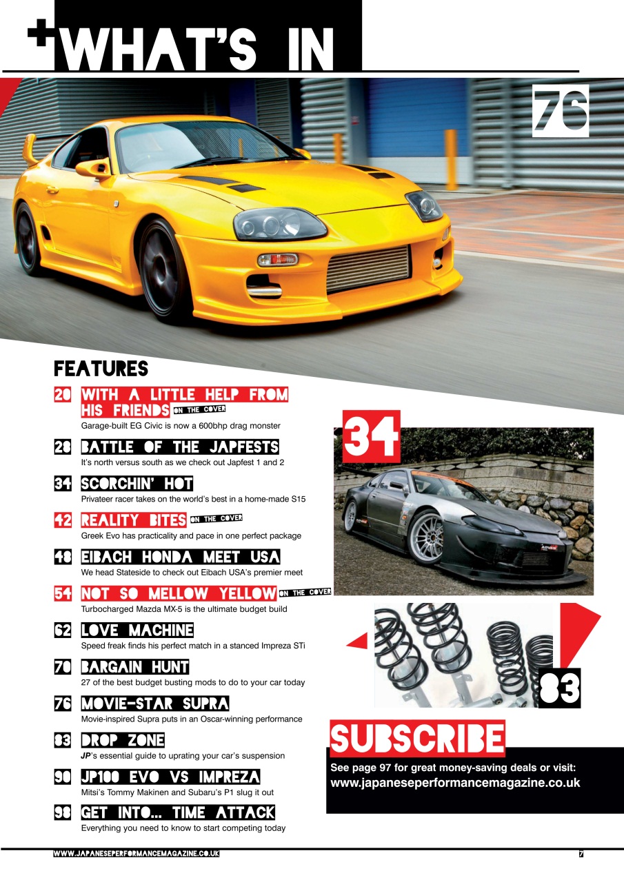 Japanese Performance Preview Pages