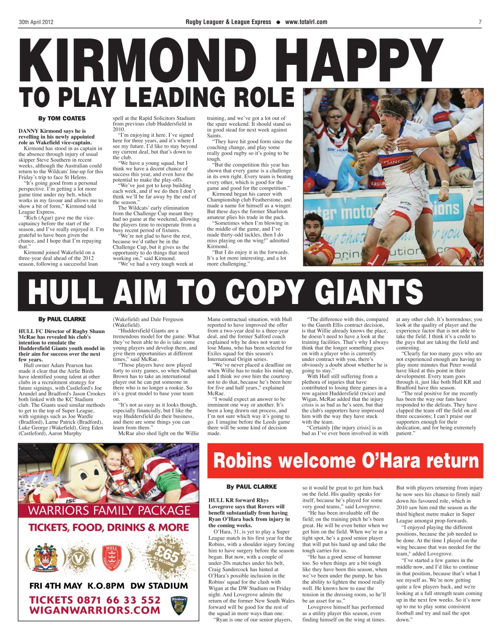 League Express Preview Pages