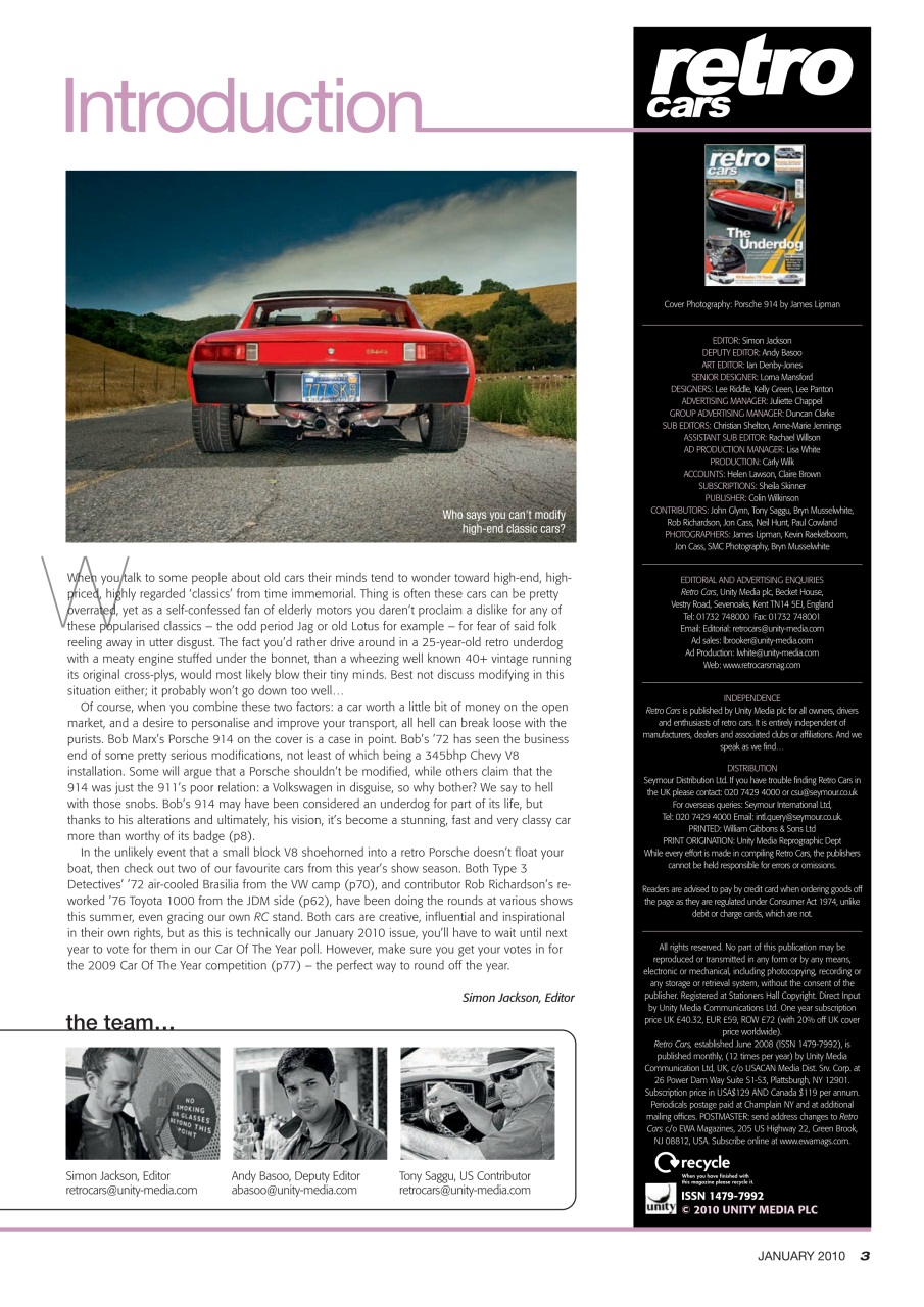 Retro Cars Preview Pages