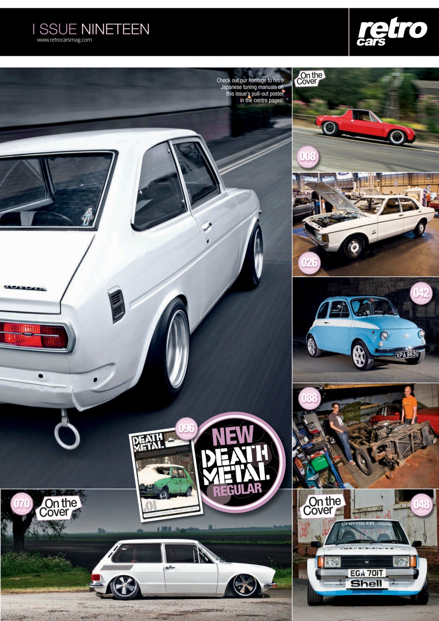 Retro Cars Preview Pages