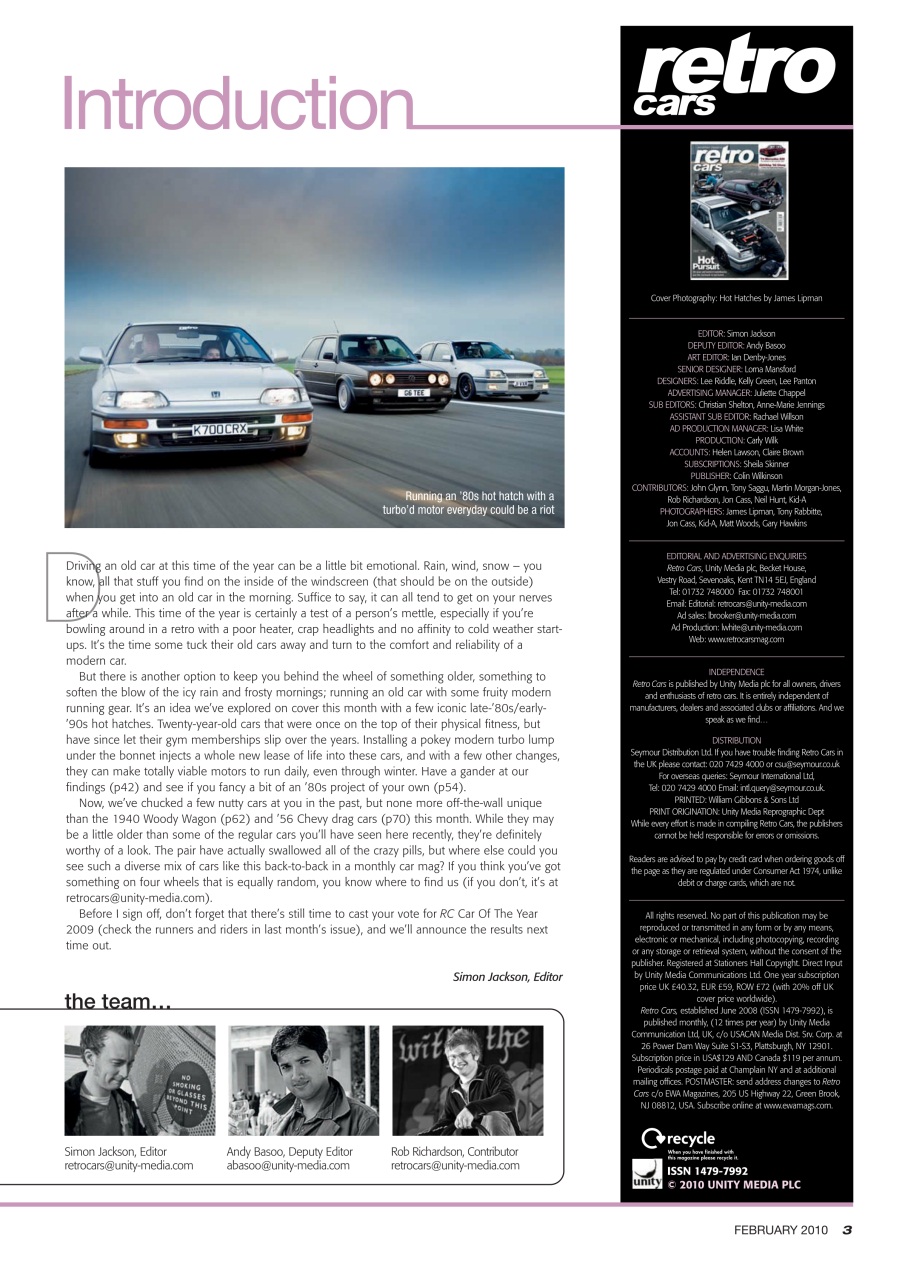 Retro Cars Preview Pages