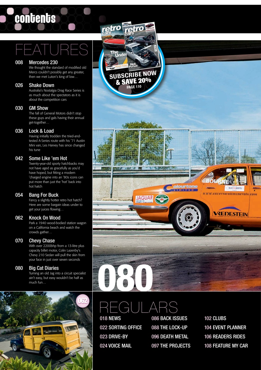 Retro Cars Preview Pages