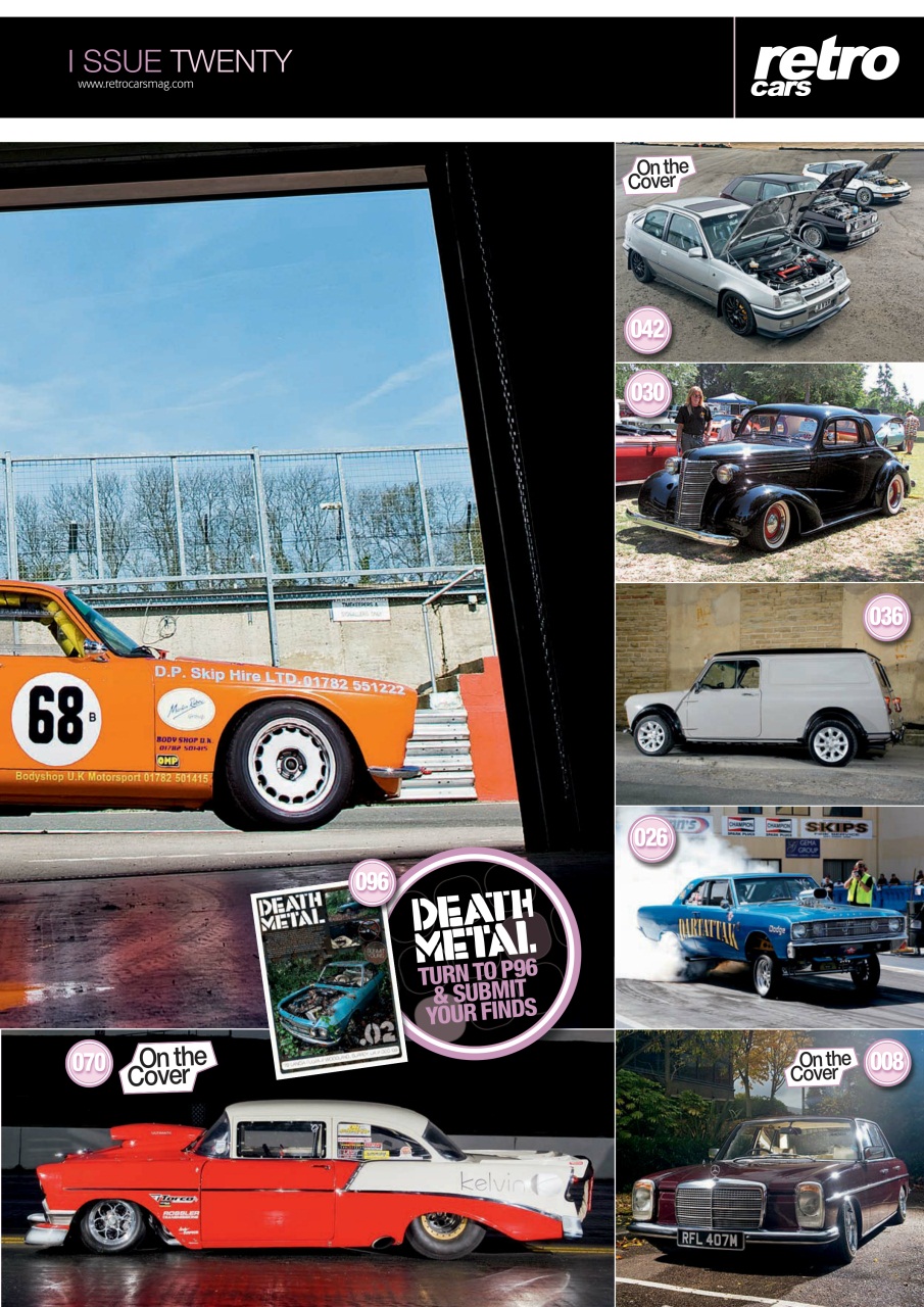 Retro Cars Preview Pages