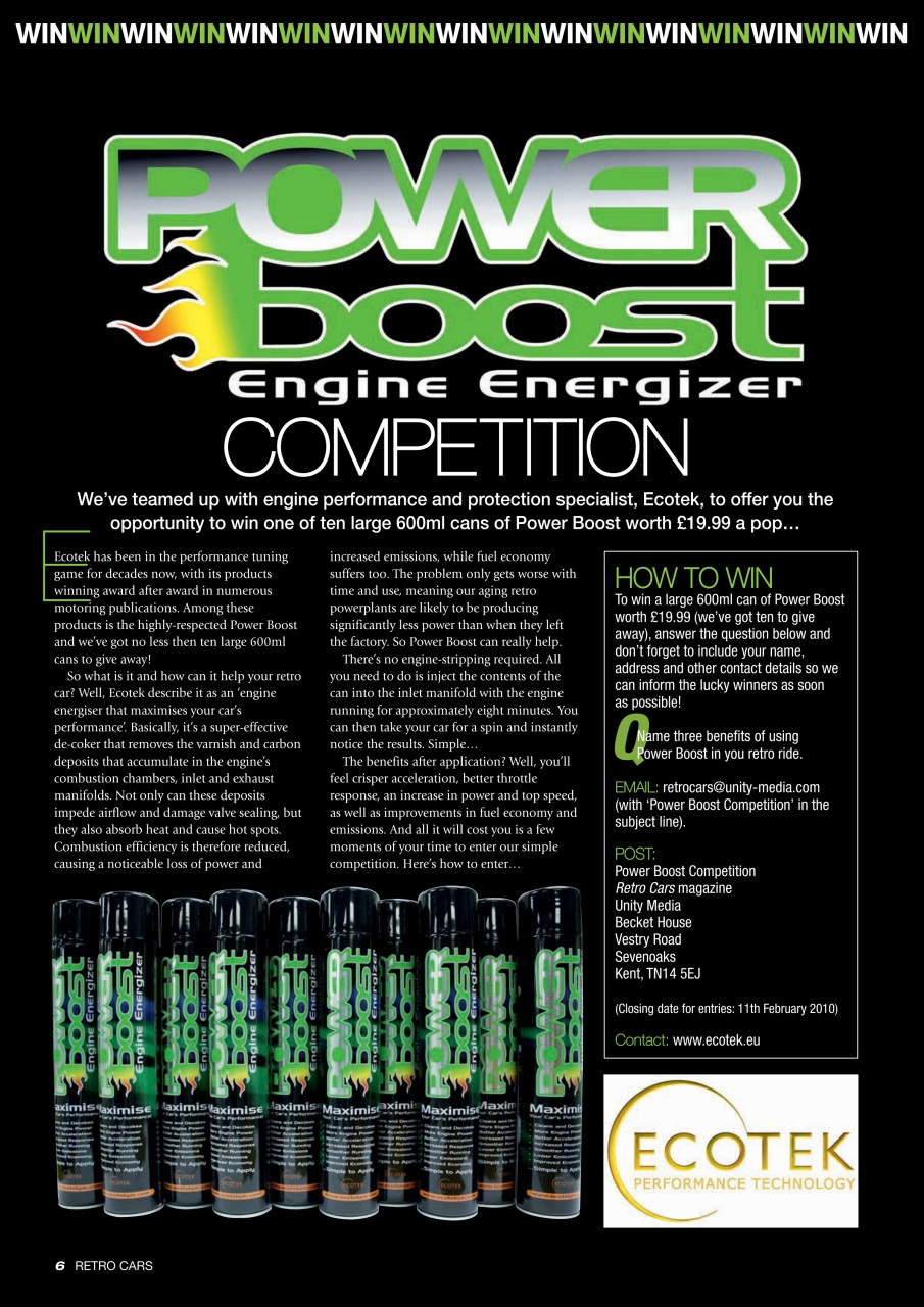 Retro Cars Preview Pages