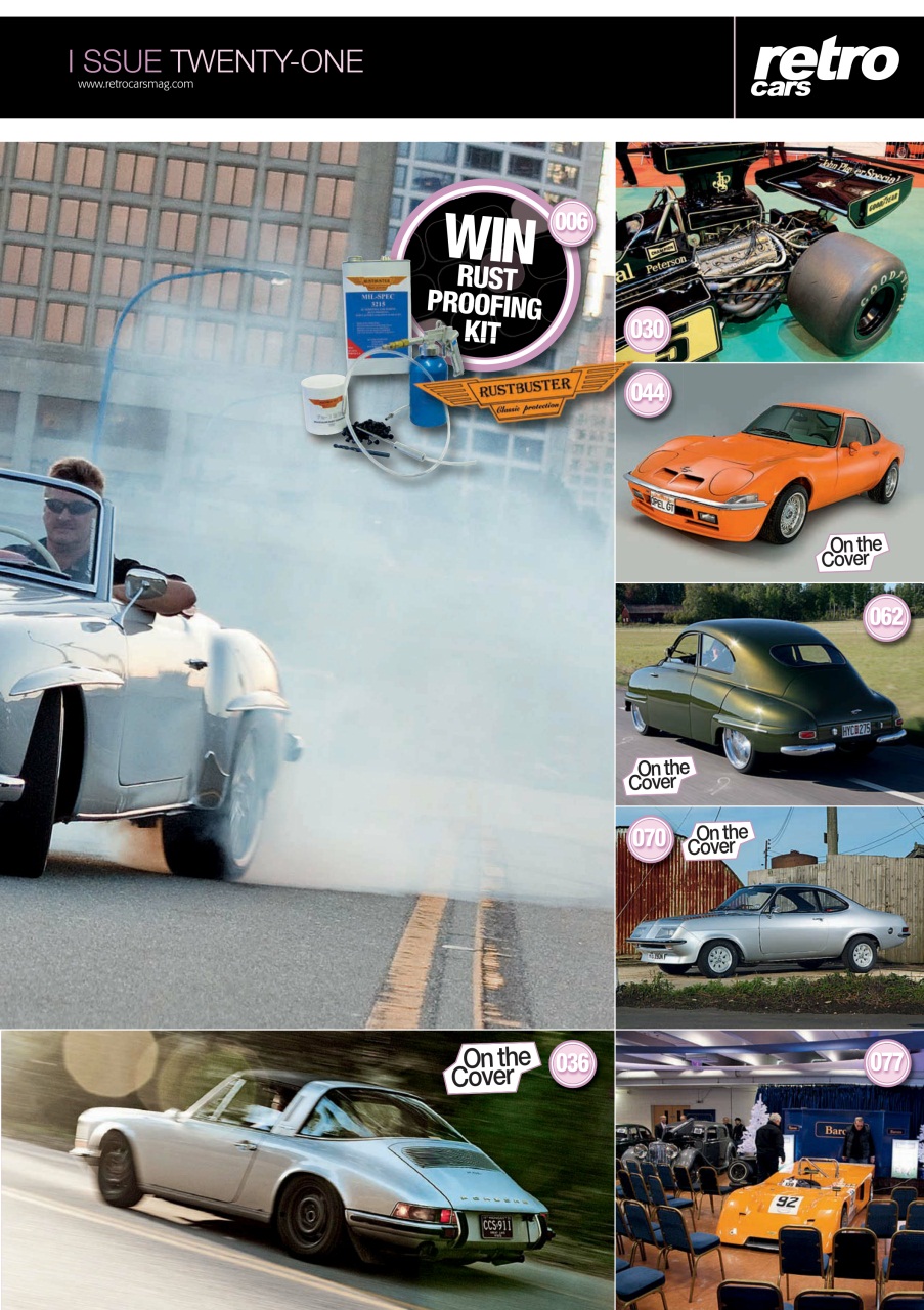 Retro Cars Preview Pages