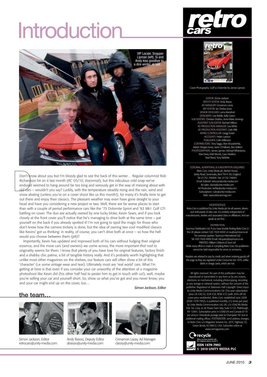 Retro Cars Preview Pages