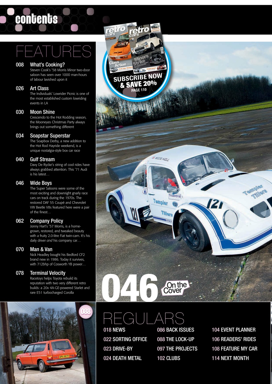 Retro Cars Preview Pages