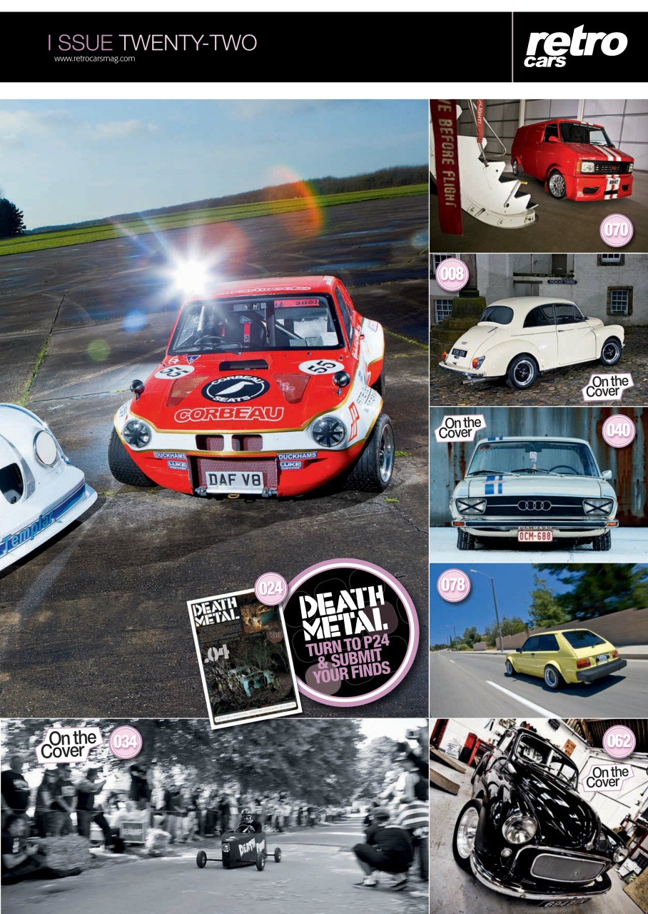 Retro Cars Preview Pages