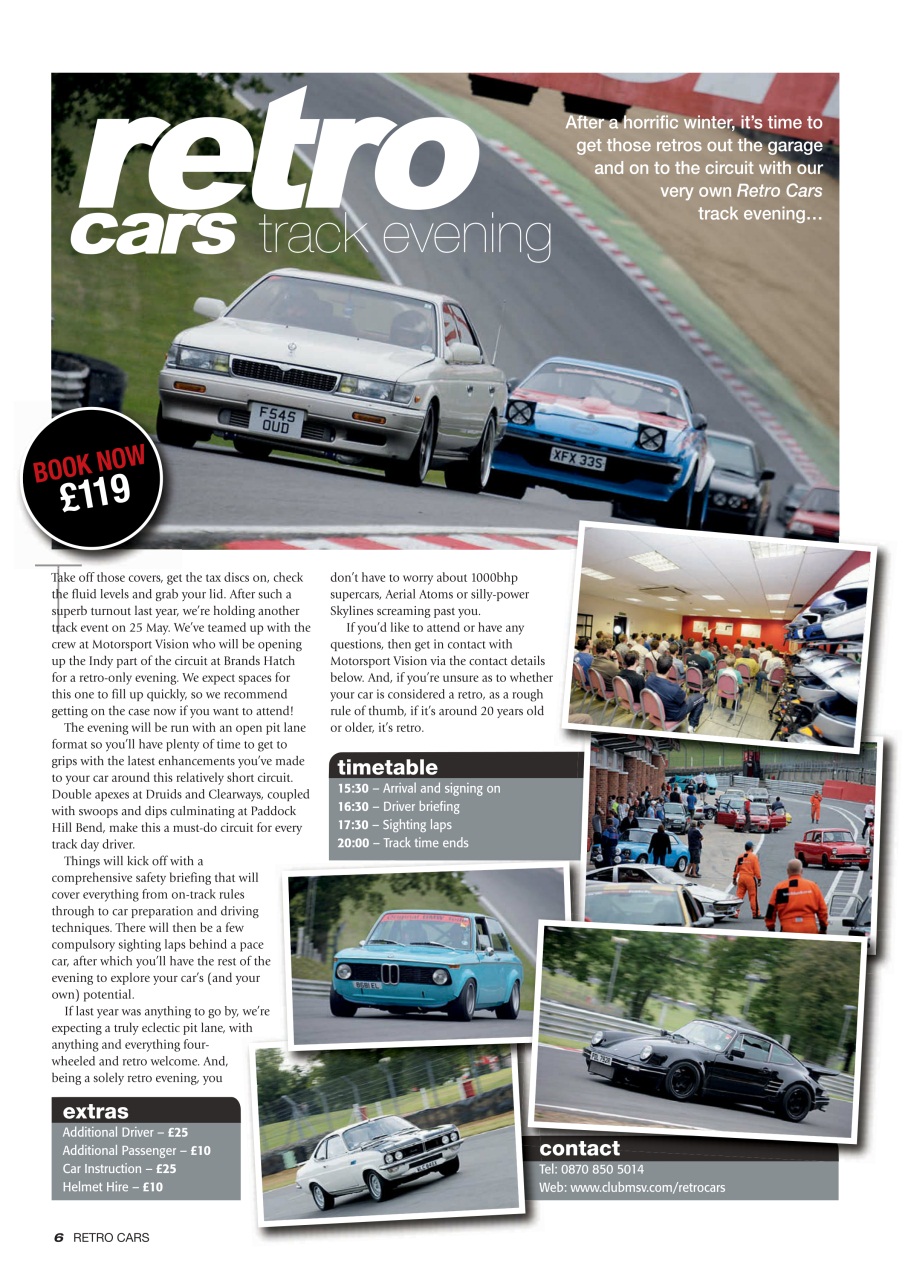Retro Cars Preview Pages