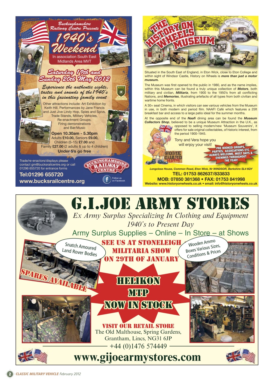 Classic Military Vehicle Preview Pages