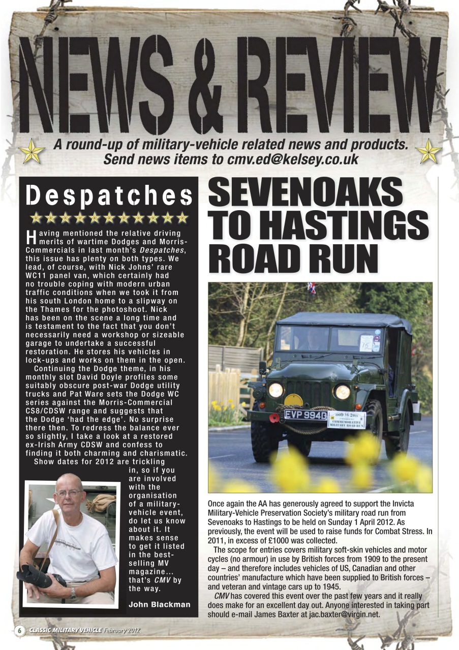 Classic Military Vehicle Preview Pages