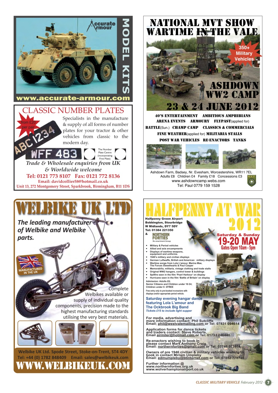 Classic Military Vehicle Preview Pages
