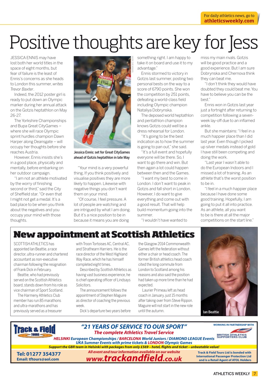 AW – Athletics Weekly Magazine Preview Pages