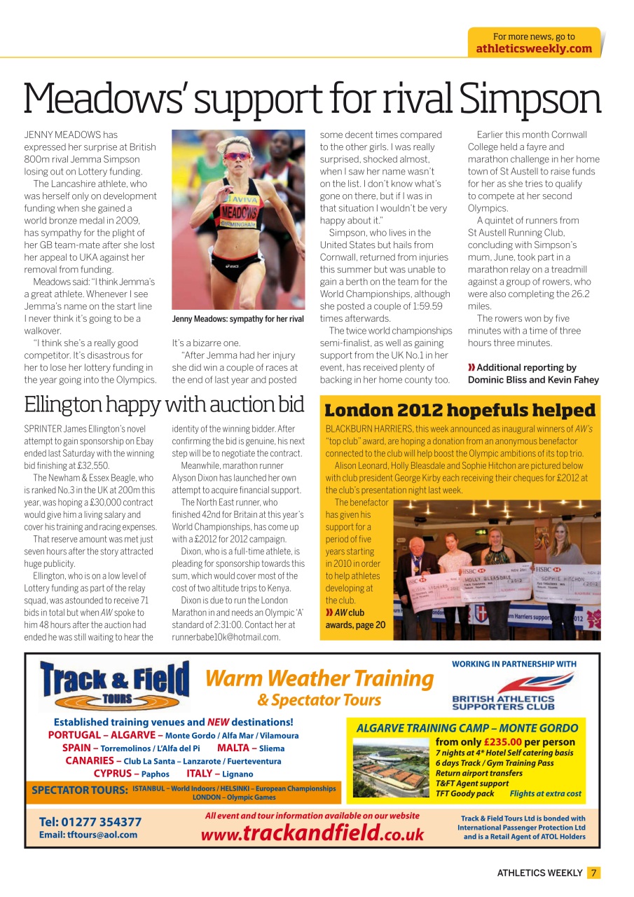 AW – Athletics Weekly Magazine Preview Pages