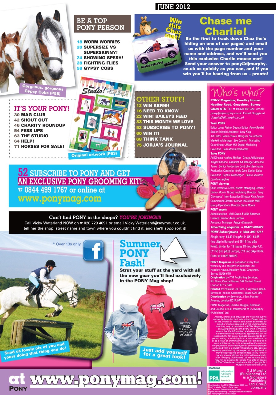 Pony Magazine Preview Pages