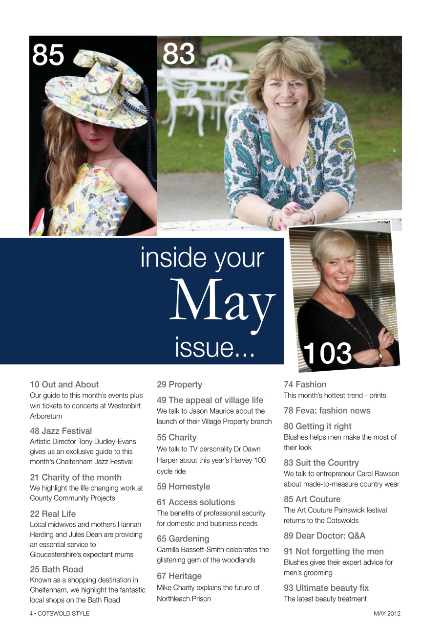 Cotswold Style Preview Pages