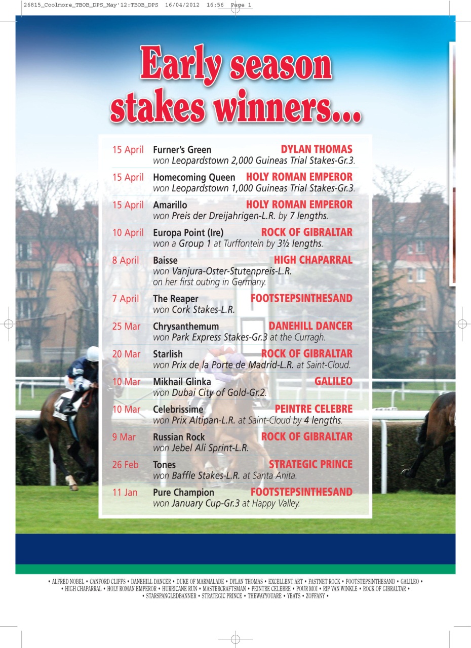 The Owner Breeder Preview Pages