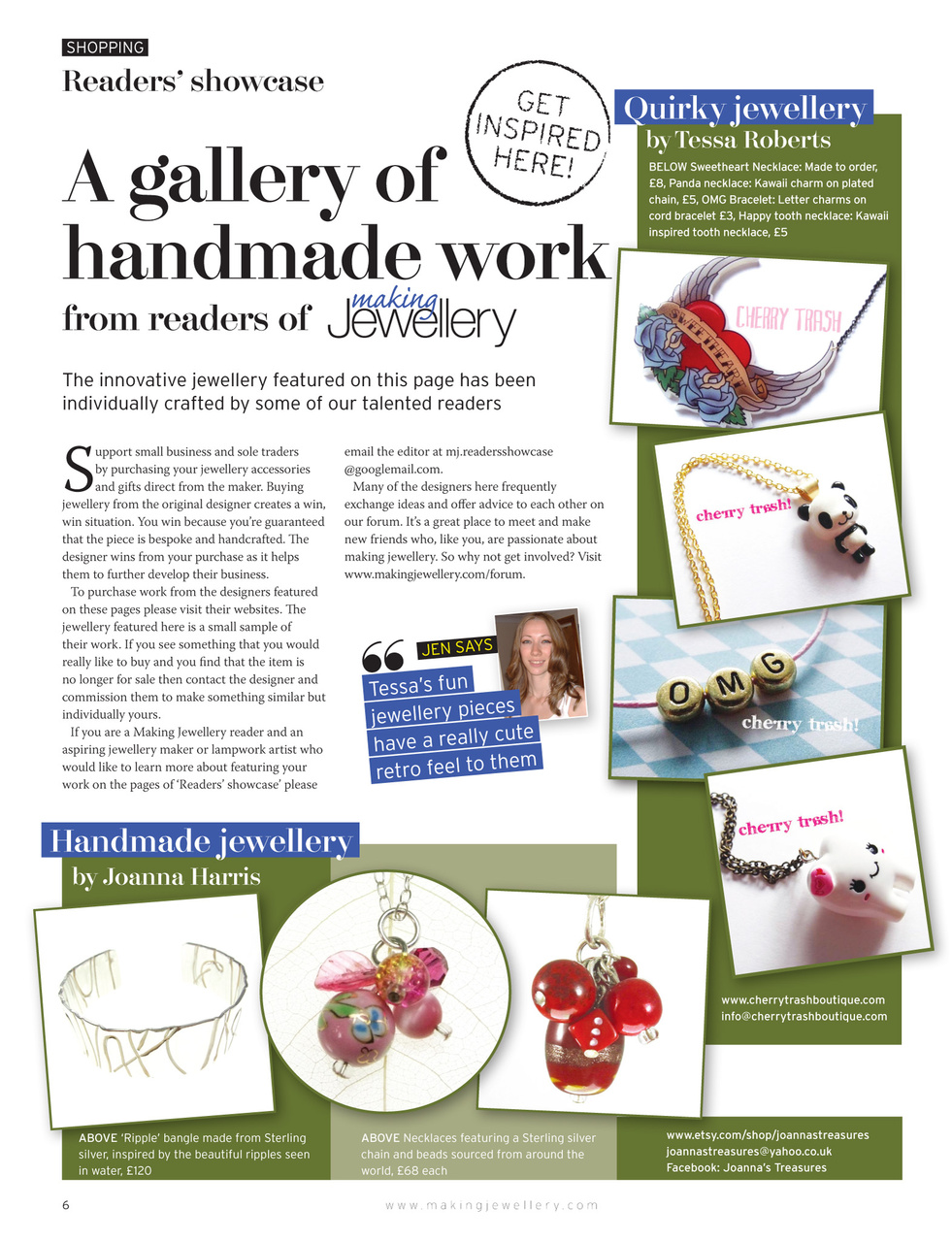 Making Jewellery Preview Pages