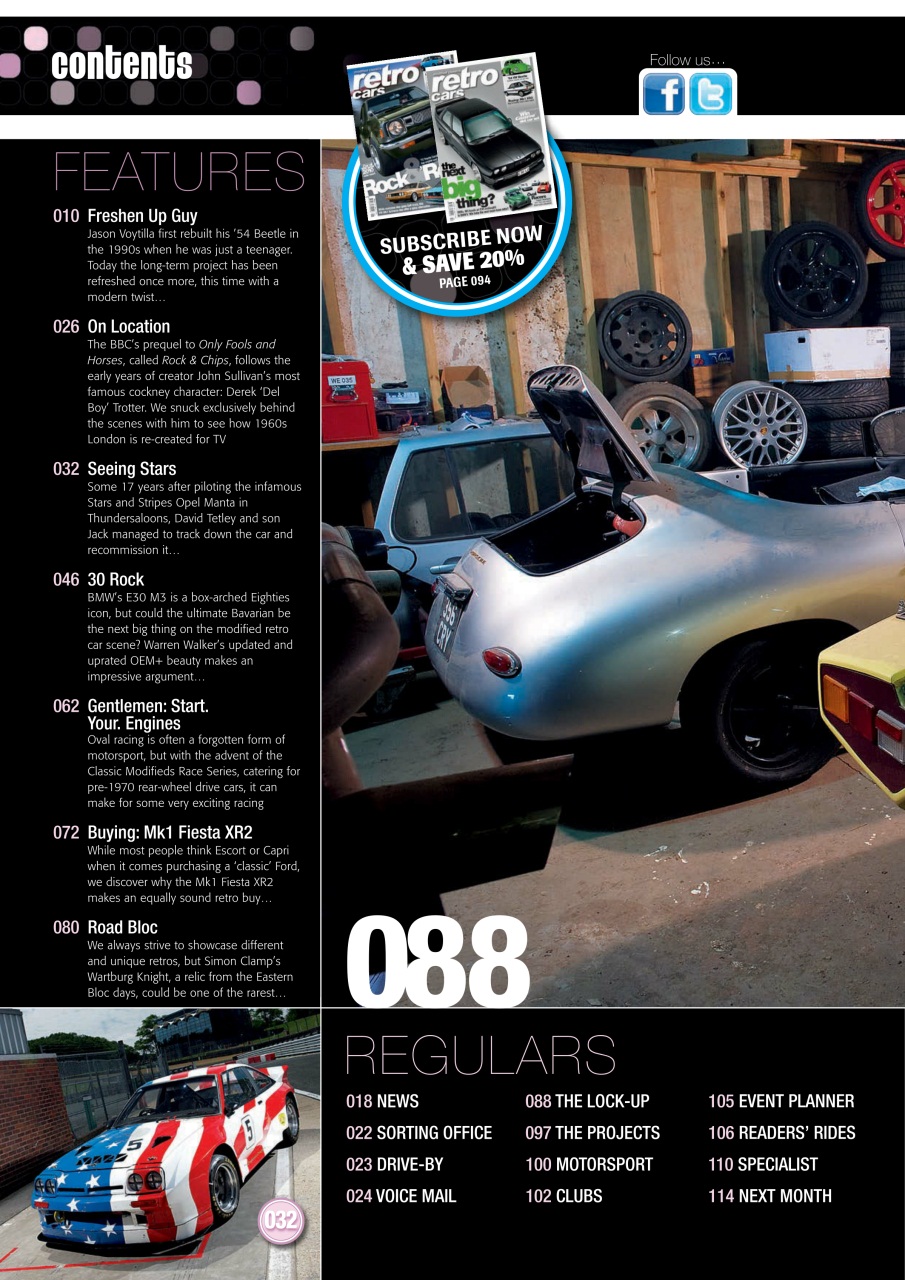 Retro Cars Preview Pages