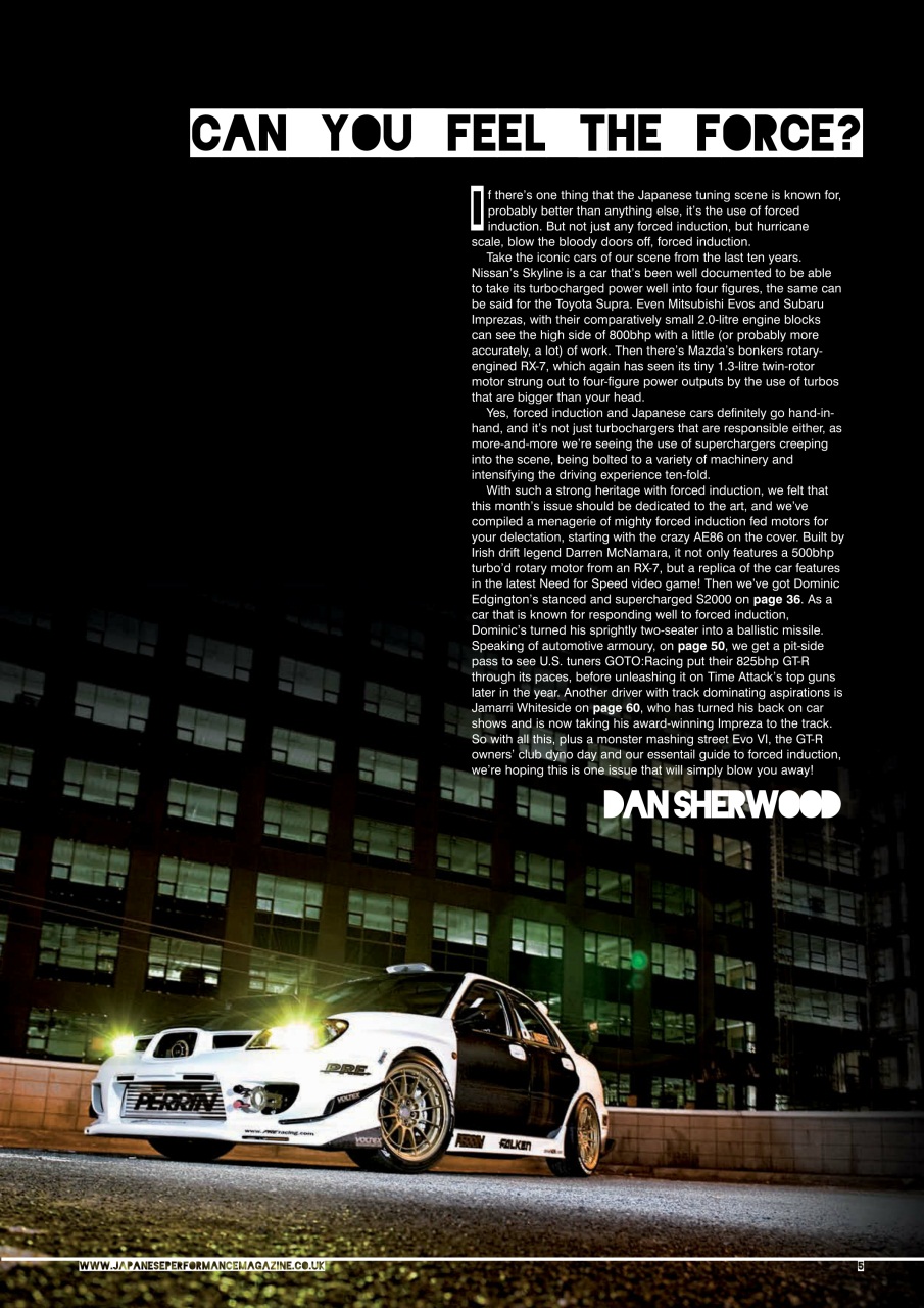 Japanese Performance Preview Pages